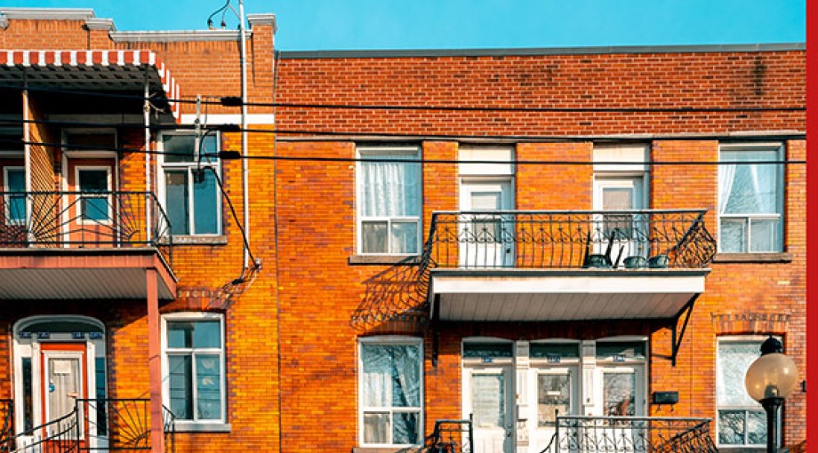 brick apartment building